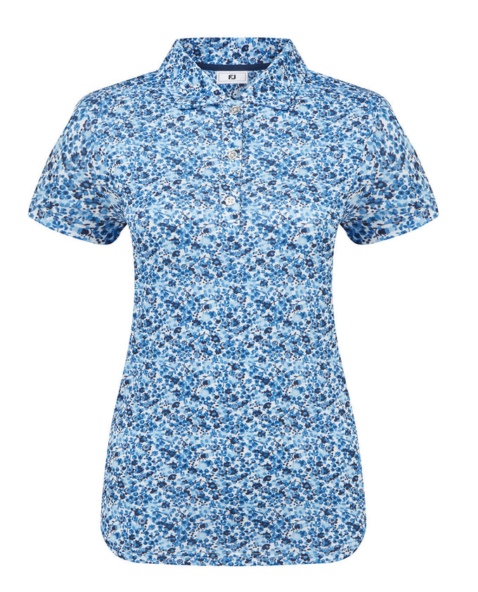 FOOTJOY Cap Sleeve Polo 39402 Navy Floral Print