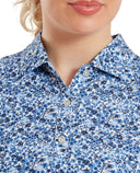 FOOTJOY Cap Sleeve Polo 39402 Navy Floral Print