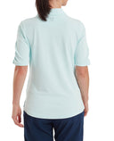 CALVIN KLEIN Polo sans manches craquelé 783 Orchidée