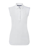 FOOTJOY Lisle Sleeveless Polo 39406 White