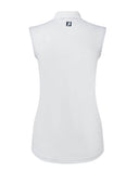 FOOTJOY Lisle Sleeveless Polo 39406 White