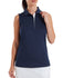 FOOTJOY Lisle Sleeveless Polo 39407 Navy