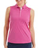 FOOTJOY Lisle Sleeveless Polo 39408 Hot Pink
