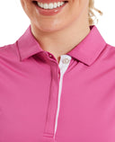 FOOTJOY Lisle Sleeveless Polo 39408 Hot Pink
