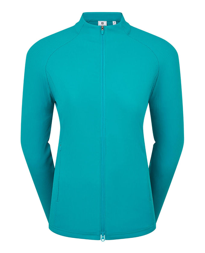 FOOTJOY Full-Zip Rib Midlayer 39414 Tile Blue