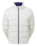 FOOTJOY ThermoSeries Insulated Womens Jacket Off White Plaid