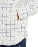 FOOTJOY ThermoSeries Insulated Womens Jacket Off White Plaid
