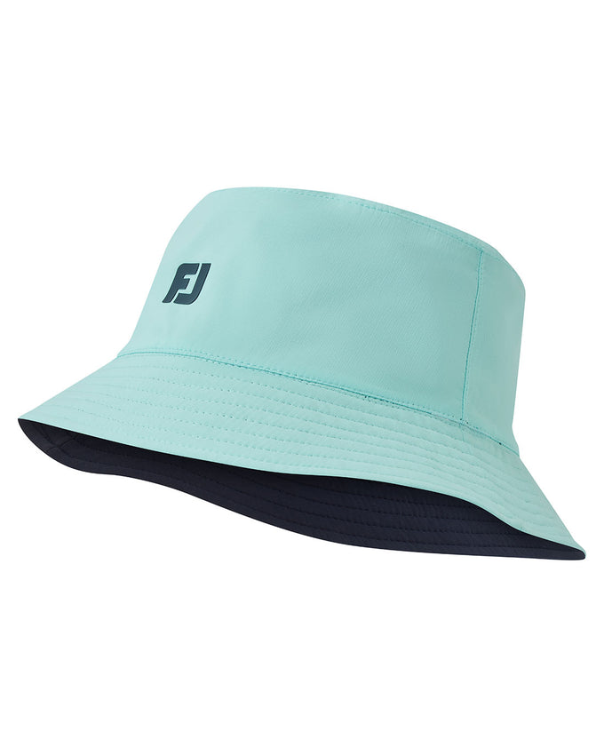 FOOTJOY Reversible Bucket Hat Navy/Aqua