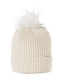 FootJoy Womens Winter Bobble Hat Stone