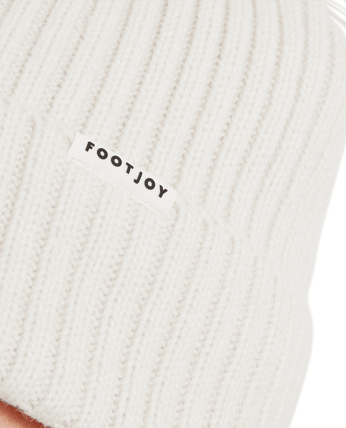 FootJoy Womens Winter Bobble Hat Stone