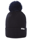 FootJoy Womens Winter Bobble Hat Navy