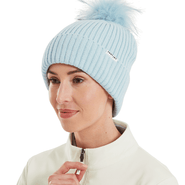 FootJoy Womens Winter Bobble Hat Ice Blue - One Size / Ice Blue