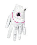 FootJoy WeatherSof Womens Golf Glove Left Hand White/Pink