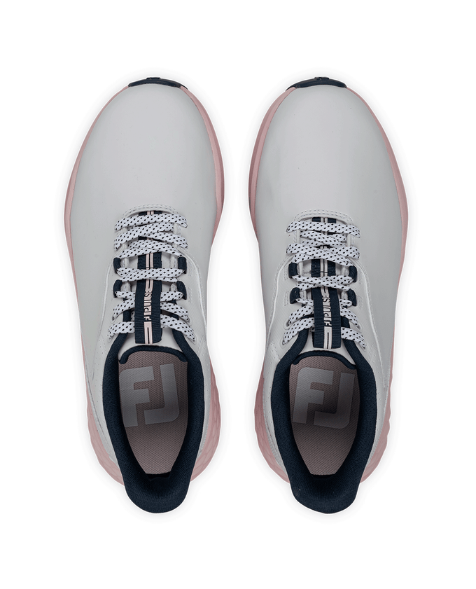 FootJoy Wide Fit Pulse Womens Golf Shoe White/Pink