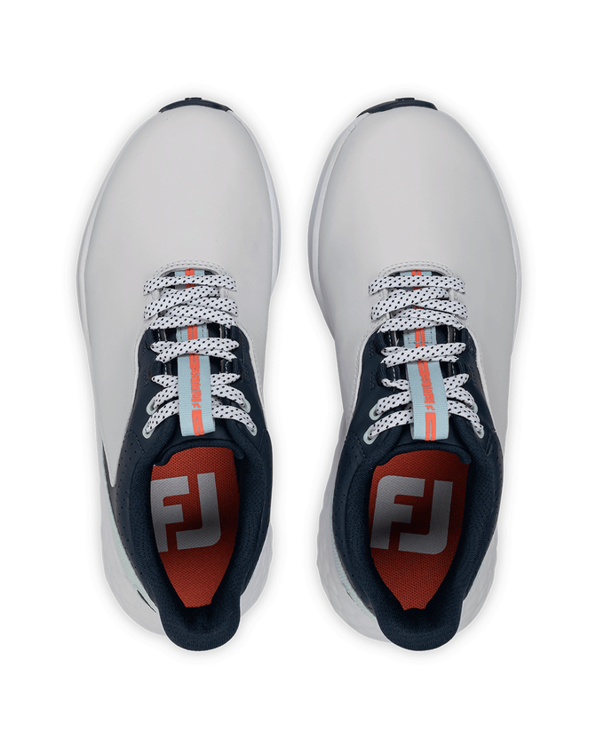 FootJoy Wide Fit Pulse Womens Golf Shoe White/Navy