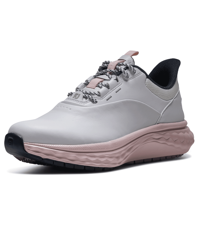 FootJoy Wide Fit FJ Quantum Womens Golf Shoe White/Pink