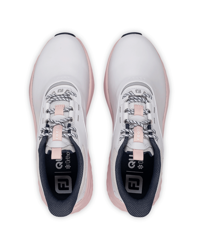 FootJoy Wide Fit FJ Quantum Womens Golf Shoe White/Pink