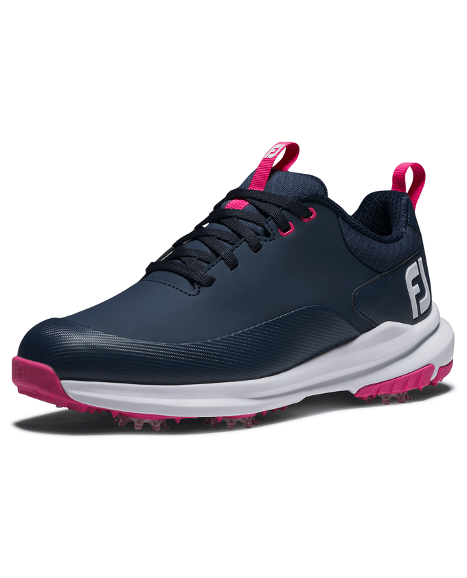FootJoy Wide Fit Tour Rival Womens Golf Shoe Navy/Pink