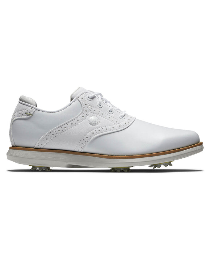 FootJoy FJ Traditions Womens Golf Shoe White/White