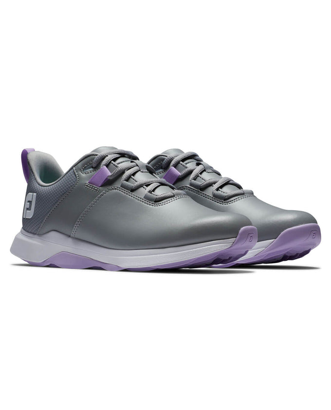 FootJoy ProLite Womens Golf Shoe Wide Fit Grey/Lilac