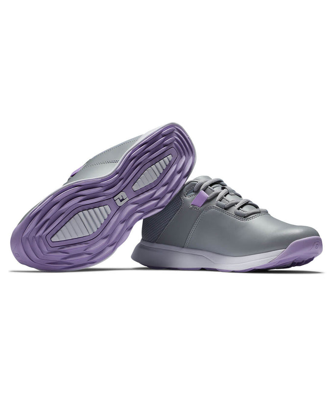 FootJoy ProLite Womens Golf Shoe Wide Fit Grey/Lilac