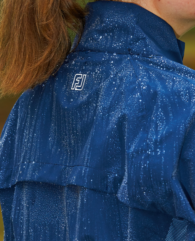 FOOTJOY HydroLite X Womens Waterproof Jacket Navy Dot