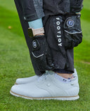 SIZE L - FOOTJOY HydroLite X Womens Waterproof Trousers Navy Dot 28'' Regular