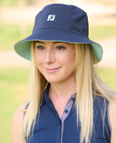 FOOTJOY Reversible Bucket Hat Navy/Aqua