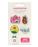 SURPRIZE SHOP Marqueurs de balle Rose Bonne chance