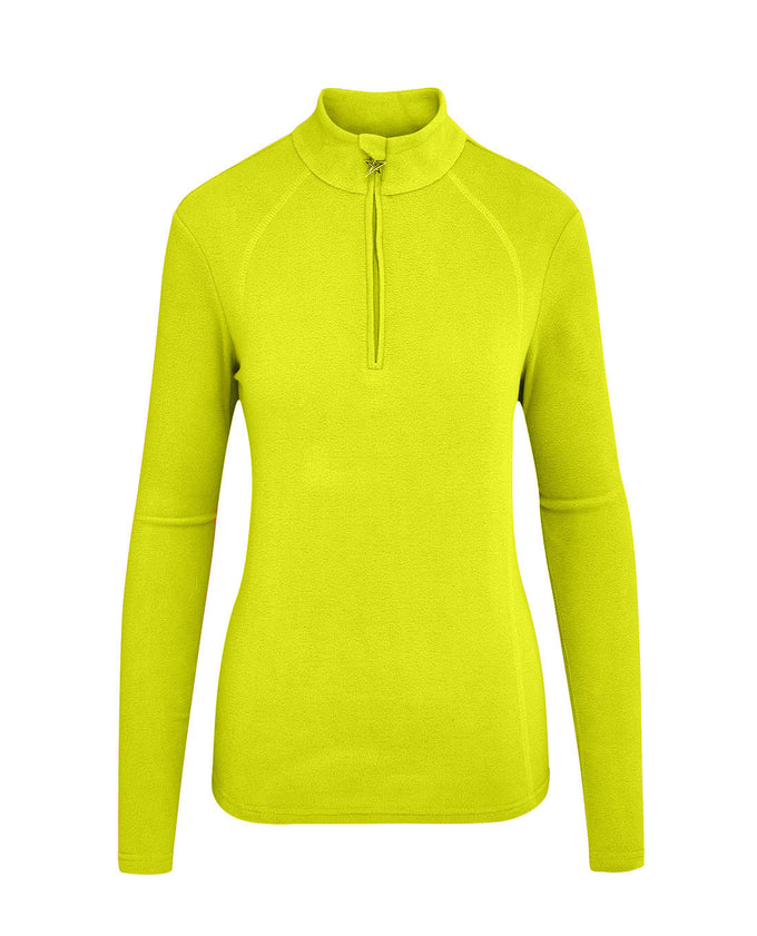 SWING OUT SISTER Frankie 1/4 Zip Fleece Lynx Lime
