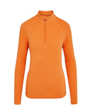 SWING OUT SISTER Frankie 1/4 Zip Fleece Orange Fizz