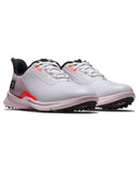 FootJoy FJ Fuel Womens Golf Shoe Wide Fit White/Pink