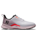 FootJoy FJ Fuel Womens Golf Shoe Wide Fit White/Pink