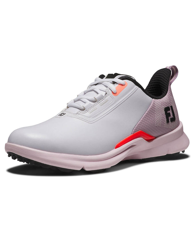 FootJoy FJ Fuel Womens Golf Shoe Wide Fit White/Pink