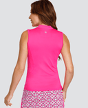 SIZE S - TAIL Brixlynn Sleeveless Polo UPF50+ Passion Pink