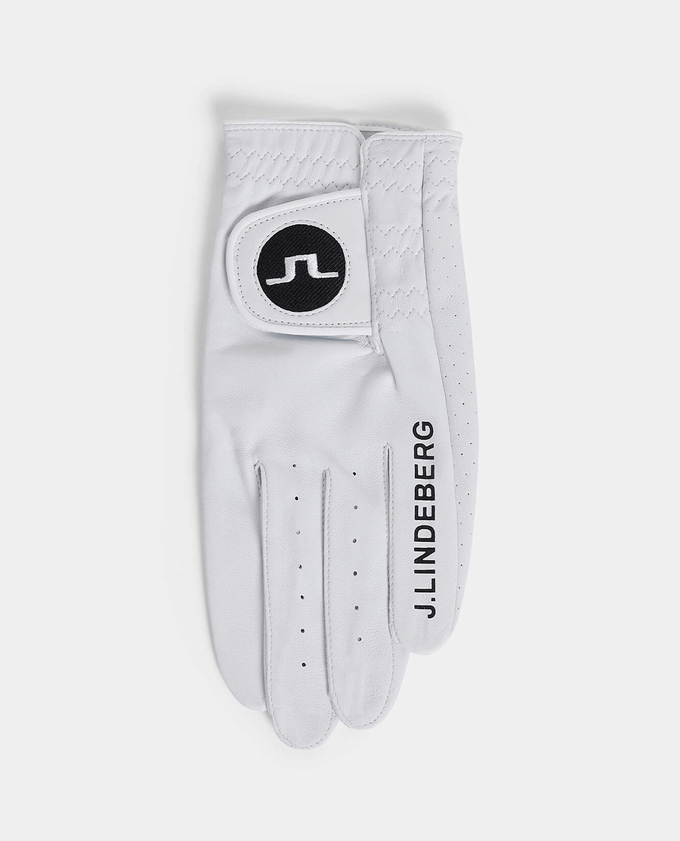 J.Lindeberg Ron A Leather Golf Glove 644 White