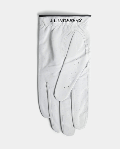 J.Lindeberg Ron Leather Golf Glove 724 White