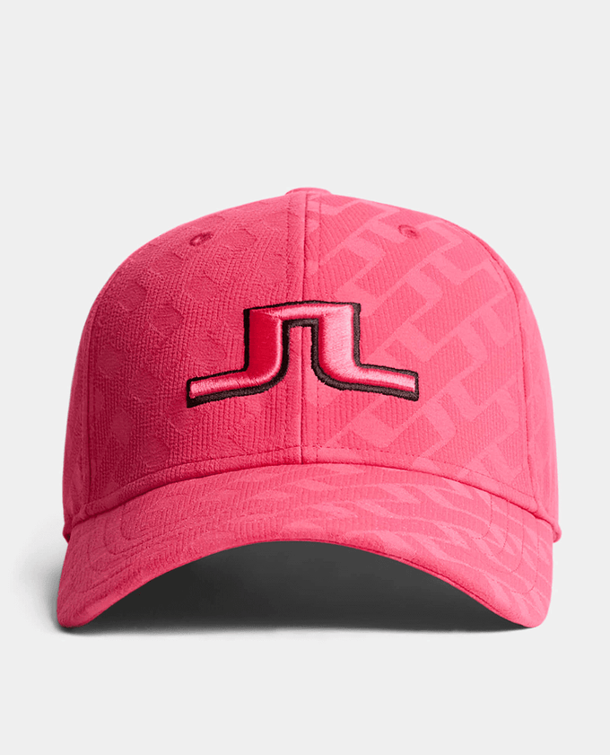 J.Lindeberg Anga Jacquard Cap Tour Geo Jacquard Pink