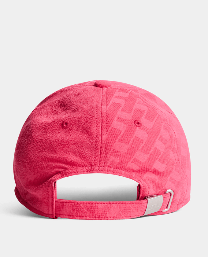 J.Lindeberg Anga Jacquard Cap Tour Geo Jacquard Pink