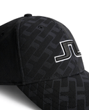 J.Lindeberg Anga Jacquard Cap Tour Geo Jacquard Black