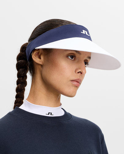 J.Lindeberg Ada Wide Brim Visor JL Navy