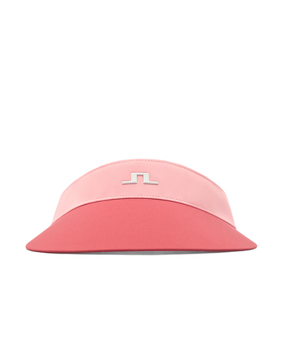 J.Lindeberg Ada Wide Brim Visor Flamingo Plume