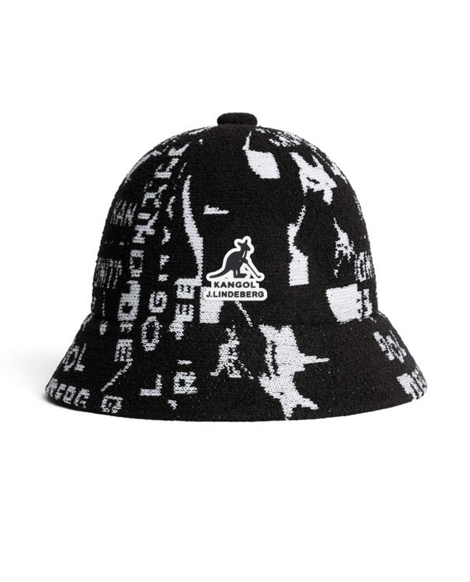 J.Lindeberg x Kangol Scarlett Jacquard Casual Bucket Hat Black