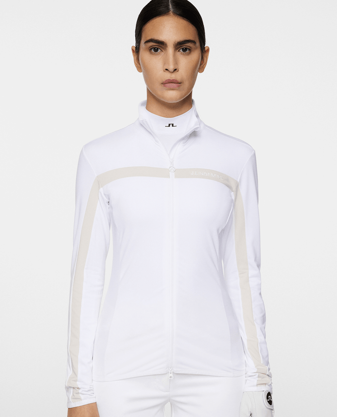 J.Lindeberg Seasonal Janice Jacket White/Moonbeam