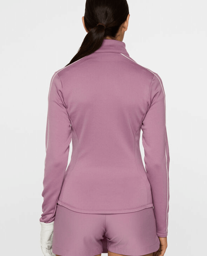 J.Lindeberg Nefe Brushed Winter Mid Layer Very Grape