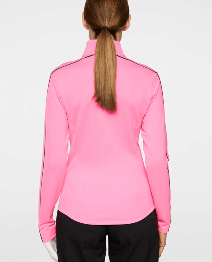 J.Lindeberg Nefe Brushed Winter Mid Layer Eosine Pink