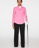 J.Lindeberg Nefe Brushed Winter Mid Layer Eosine Pink