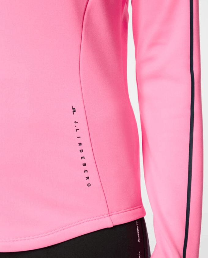 J.Lindeberg Nefe Brushed Winter Mid Layer Eosine Pink