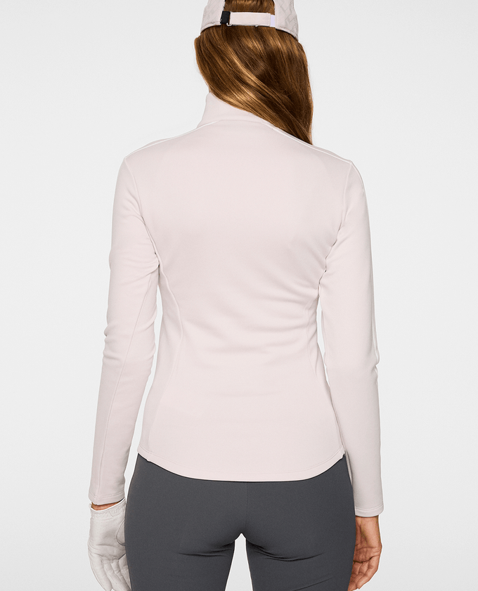 J.Lindeberg Nefe Brushed Winter Mid Layer Grey Lilac