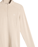 J.Lindeberg Steffi Quarter Zip Mid Layer Moonbeam